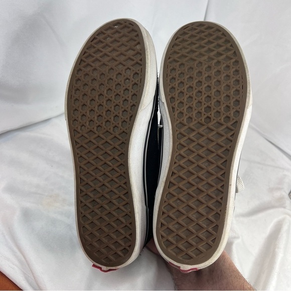 VANS Sk8-Hi Black Suede Youth Shoe - Picture 6 of 7